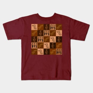 Aroma of coffee. Patchwork Kids T-Shirt